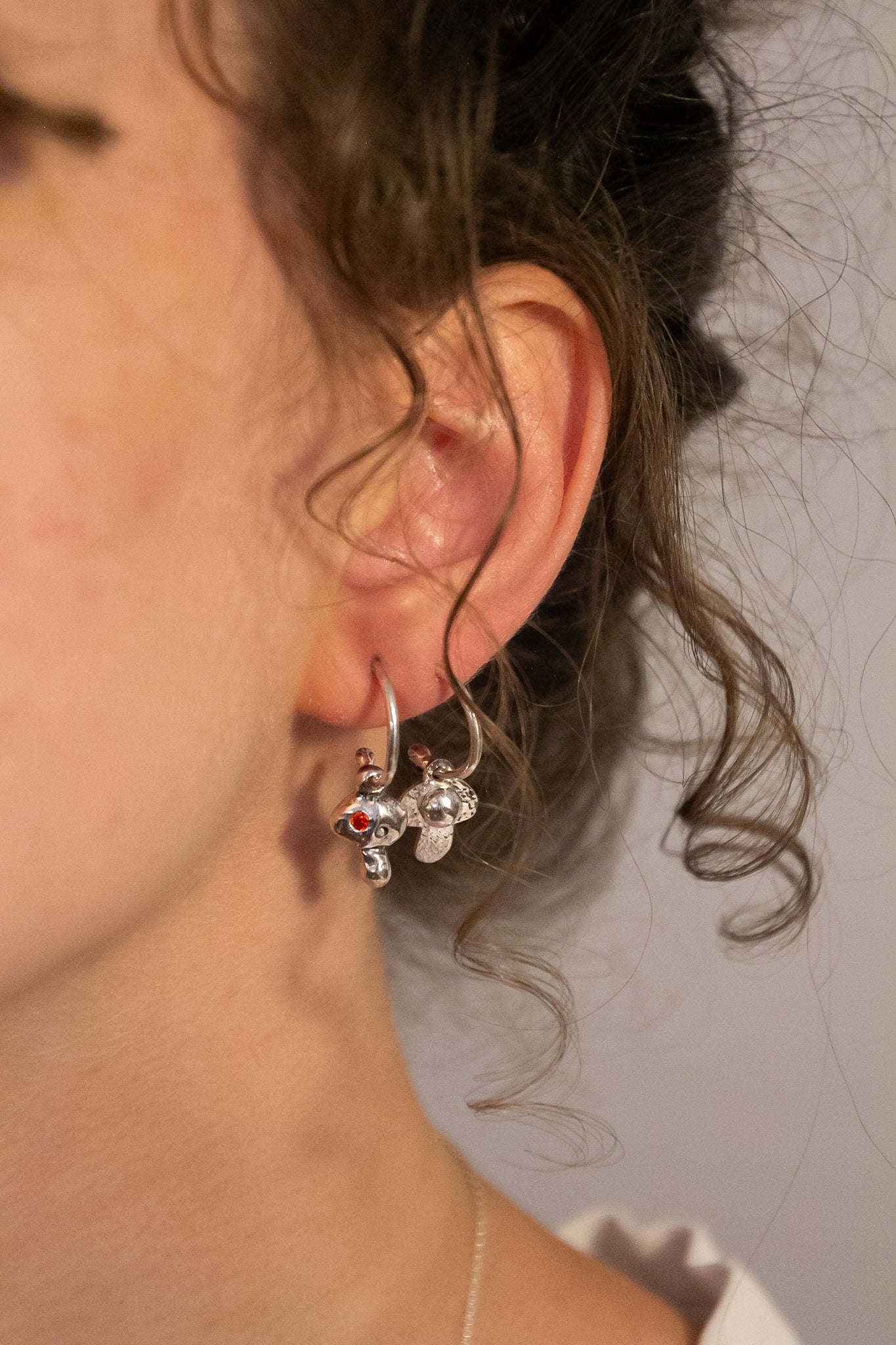 Asymmetrical Shroomie Earrings